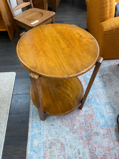 Art Deco Geometric Side Table