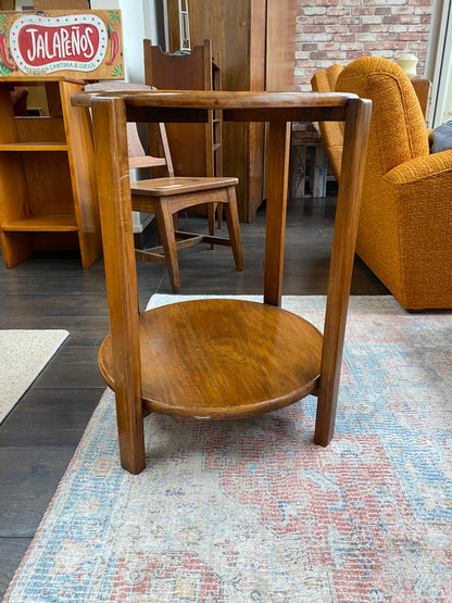 Art Deco Geometric Side Table