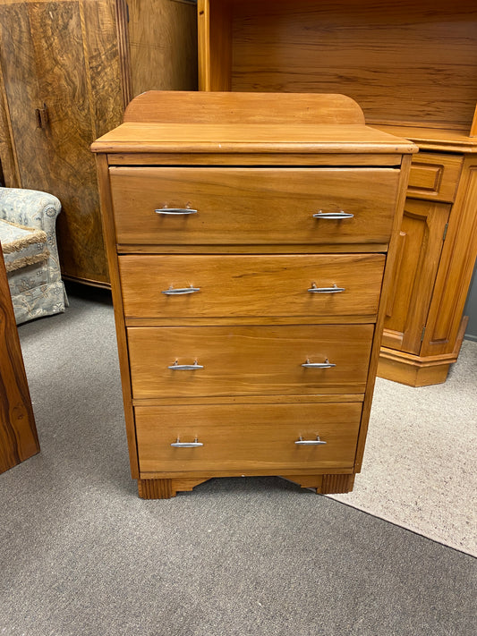 Art Deco Heart Rimu Drawers