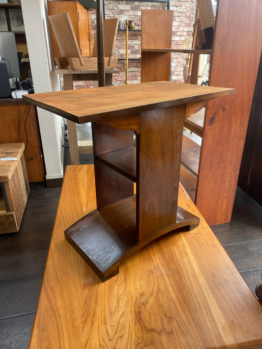 Art Deco Kauri Bookshelf/Side Table