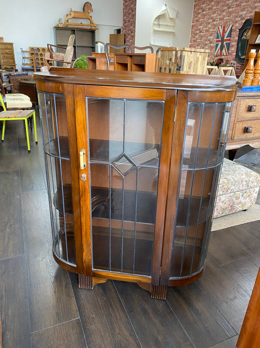 Art Deco Lead Light China Cabinet