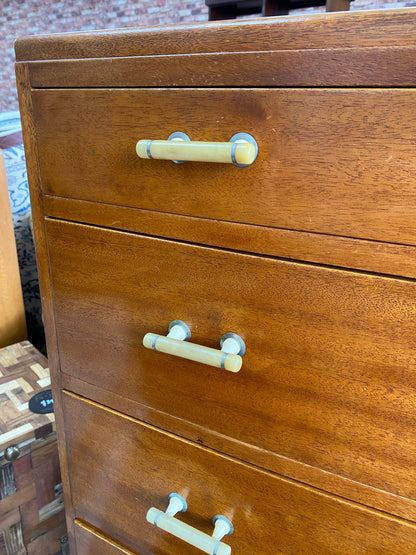 Art Deco Mahogany Tallboy