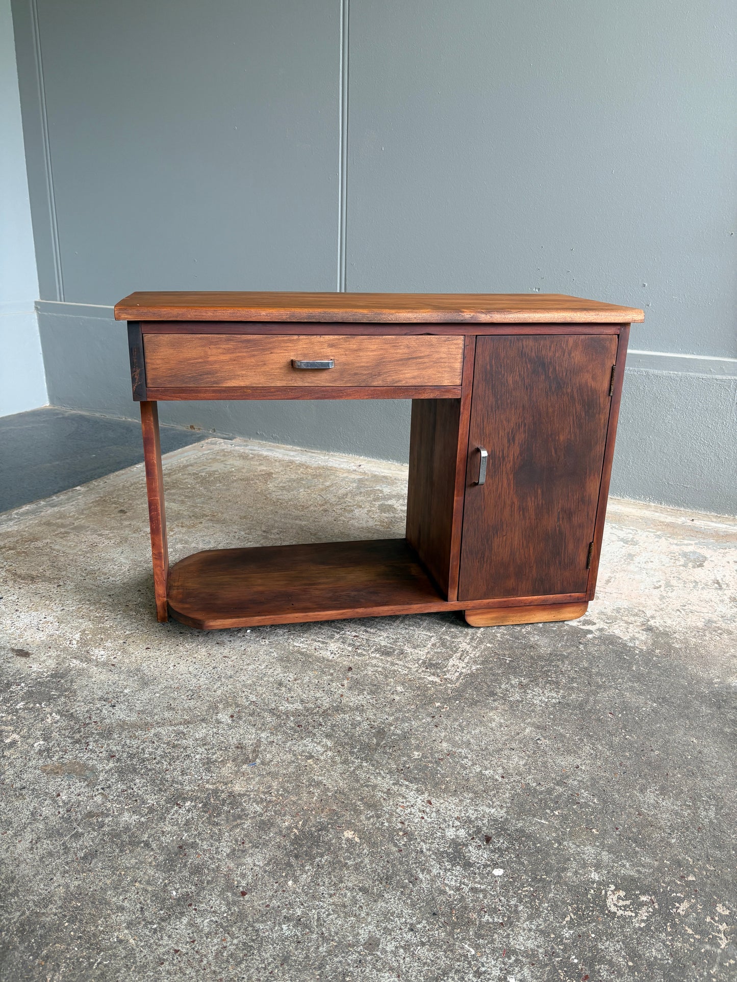 Art Deco Mahogany Telephone Table