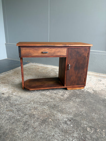Art Deco Mahogany Telephone Table
