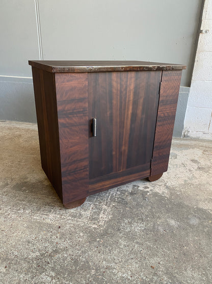 Art Deco Mahogany Veneer Cabinet
