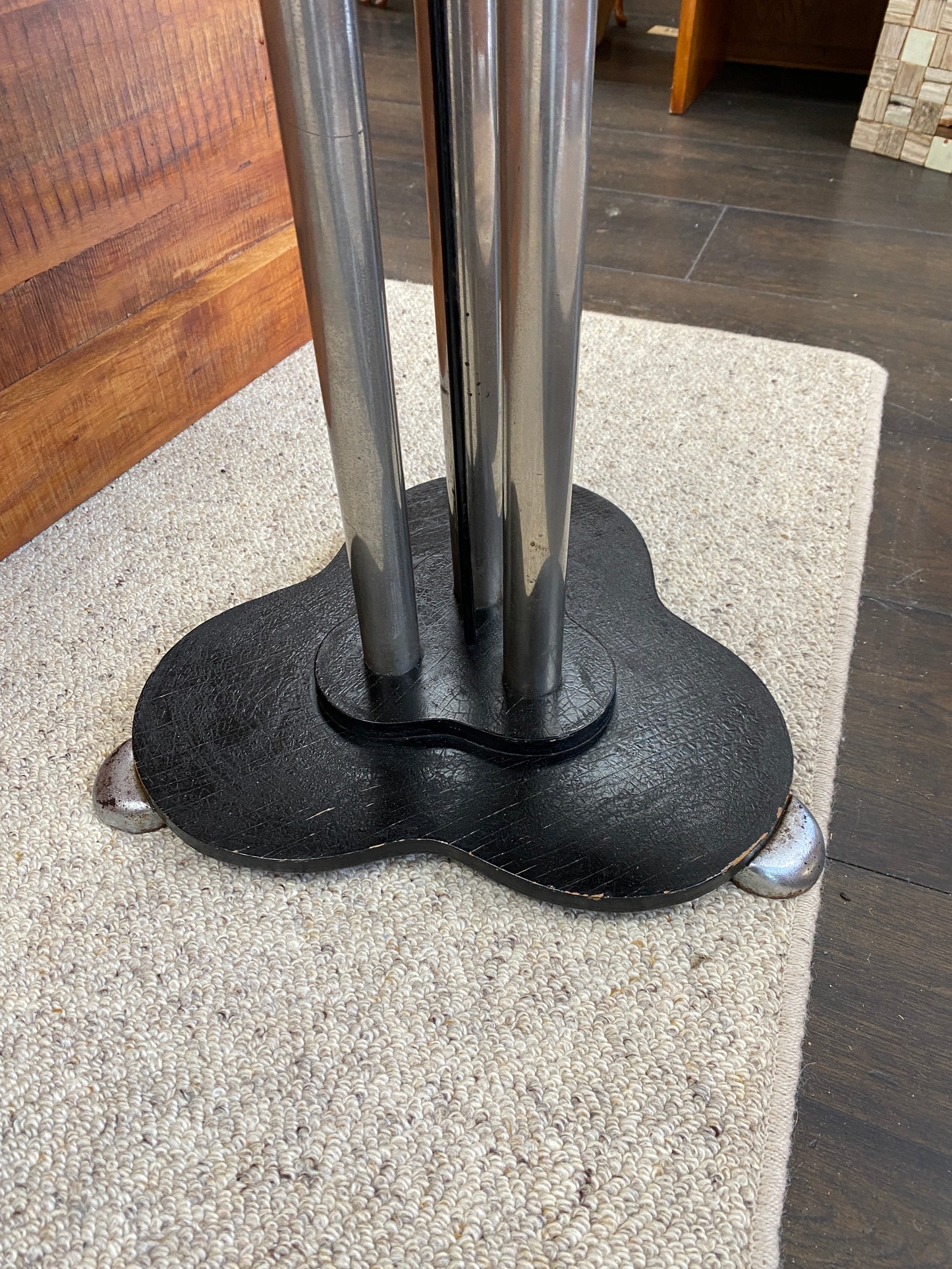 Art Deco Mirror Top Side Table