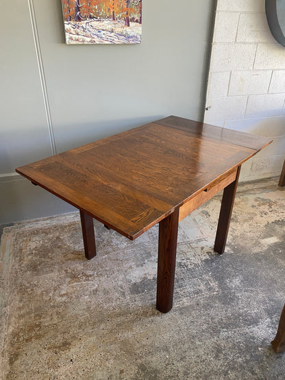 Art Deco Oak Extendable Dining Table