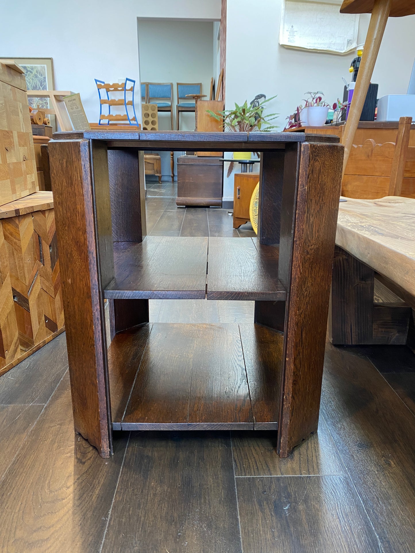 Art Deco Oak Occasional Table