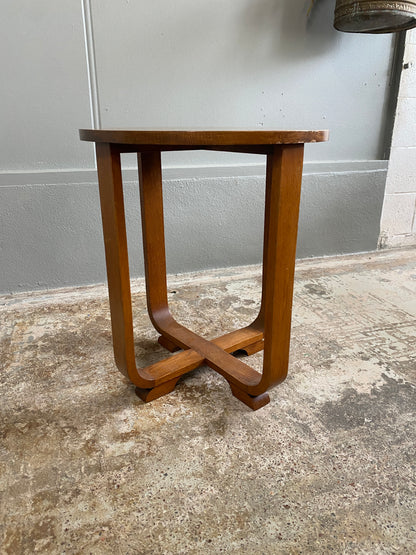 Art Deco Oak Occasional Table