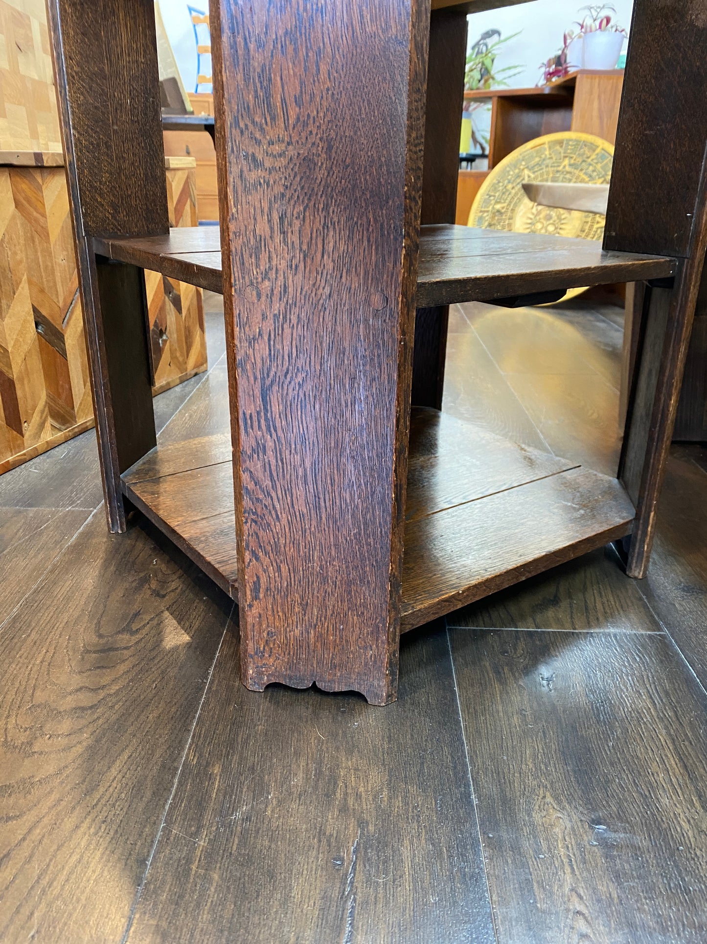 Art Deco Oak Occasional Table