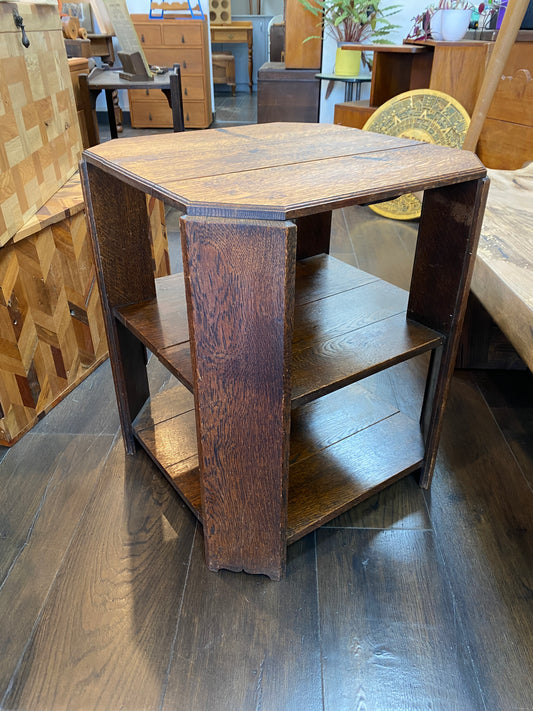 Art Deco Oak Occasional Table
