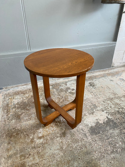 Art Deco Oak Occasional Table