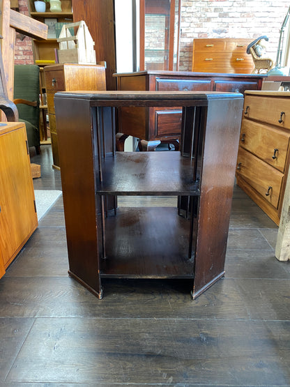 Art Deco Octagonal Oak Book Table