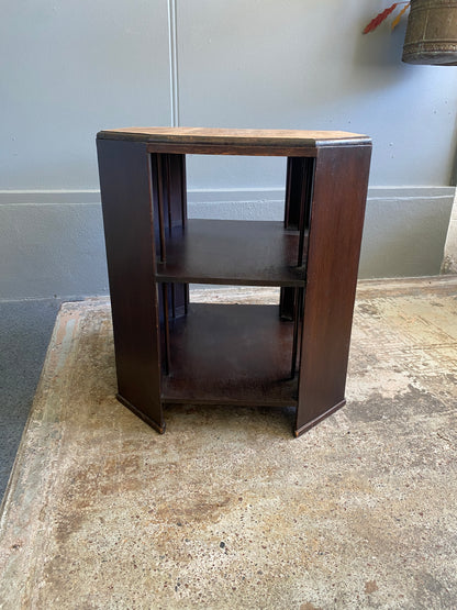 Art Deco Octagonal Oak Book Table
