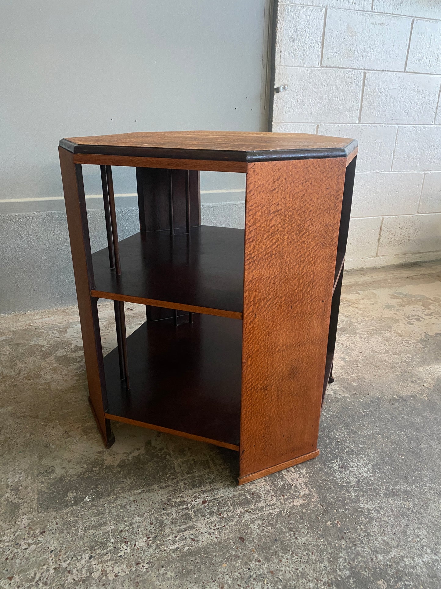 Art Deco Octagonal Oak Occasional Table