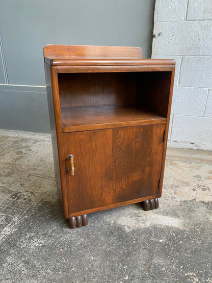 Art Deco Rimu Bedside Table