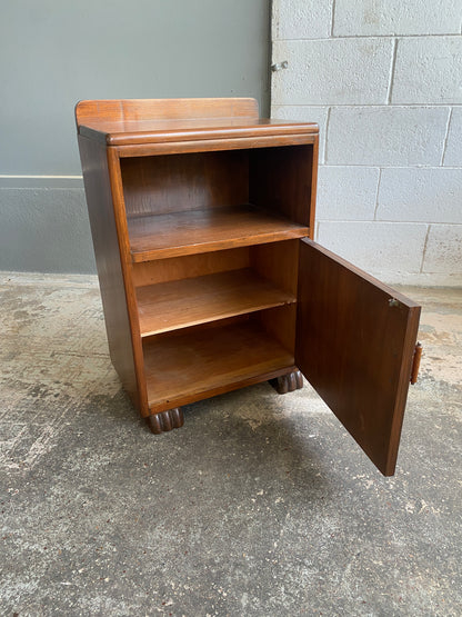 Art Deco Rimu Bedside Table