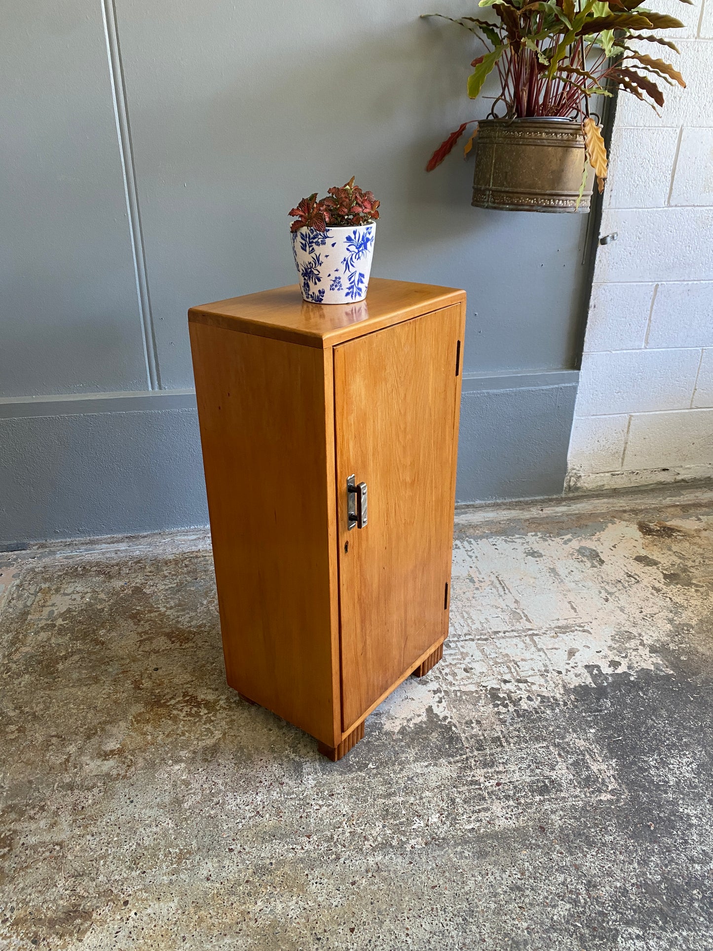 Art Deco Rimu Tall Night Stand