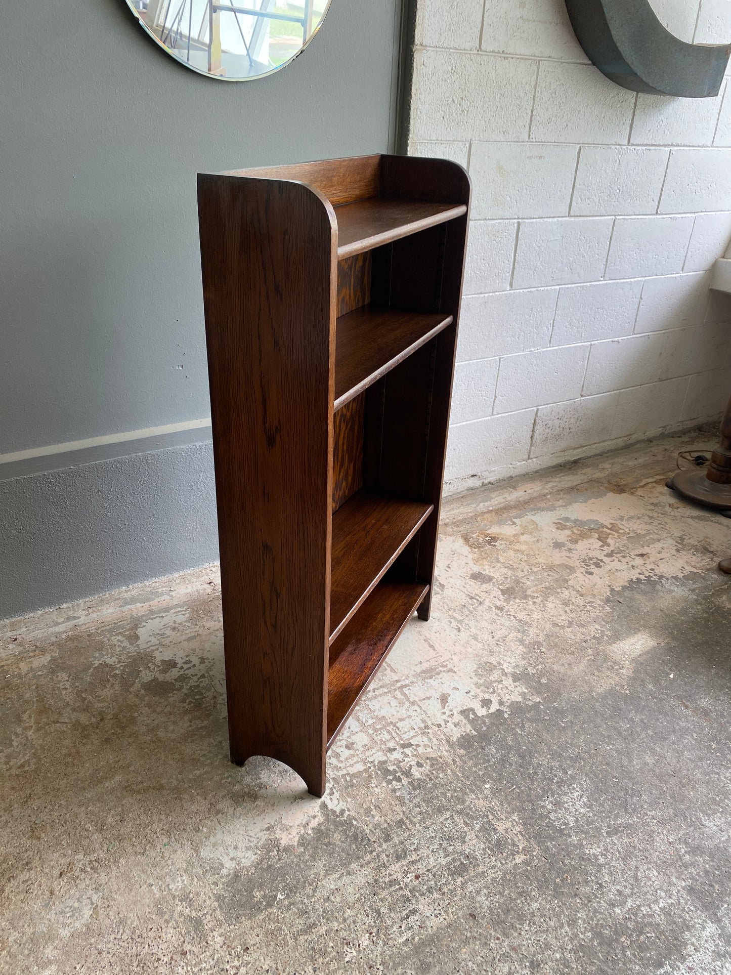 Art Deco Solid Oak Bookcase