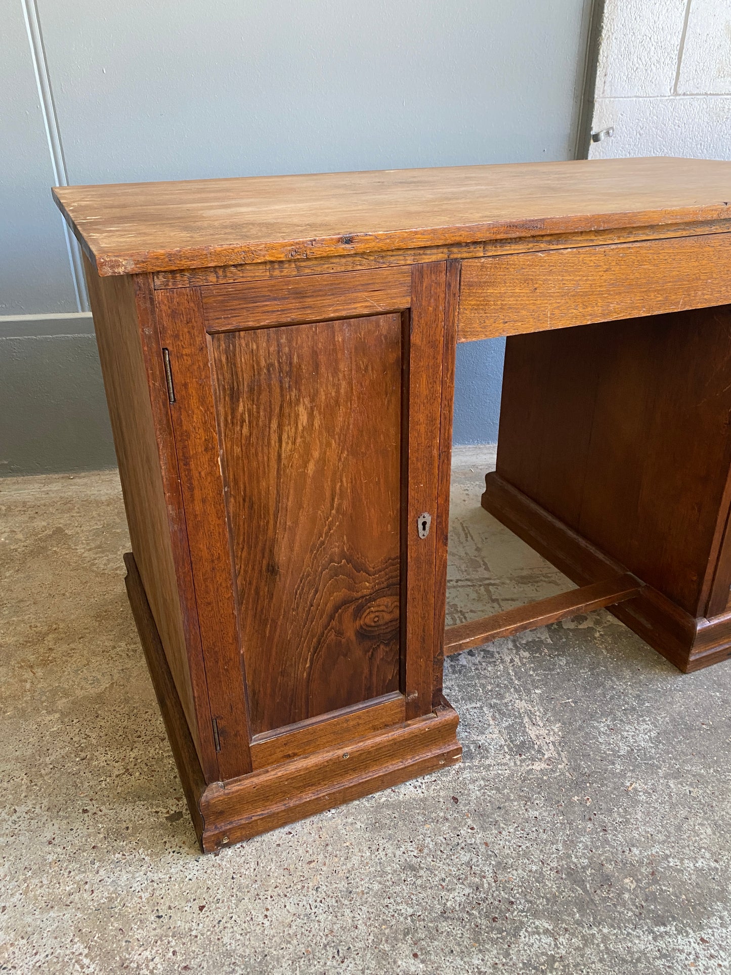 Art Deco Solid Oak Desk