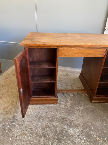 Art Deco Solid Oak Desk