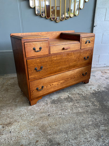 Art Deco Solid Oak Drawers