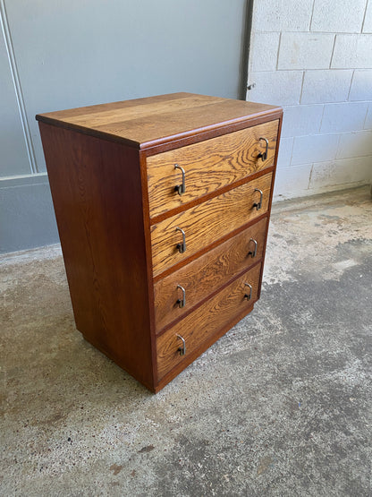Art Deco Solid Oak Drawers