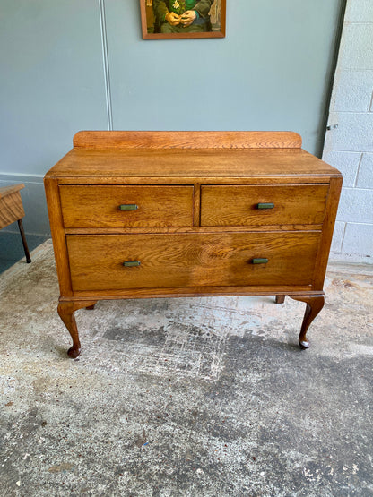 Art Deco Solid Oak Drawers