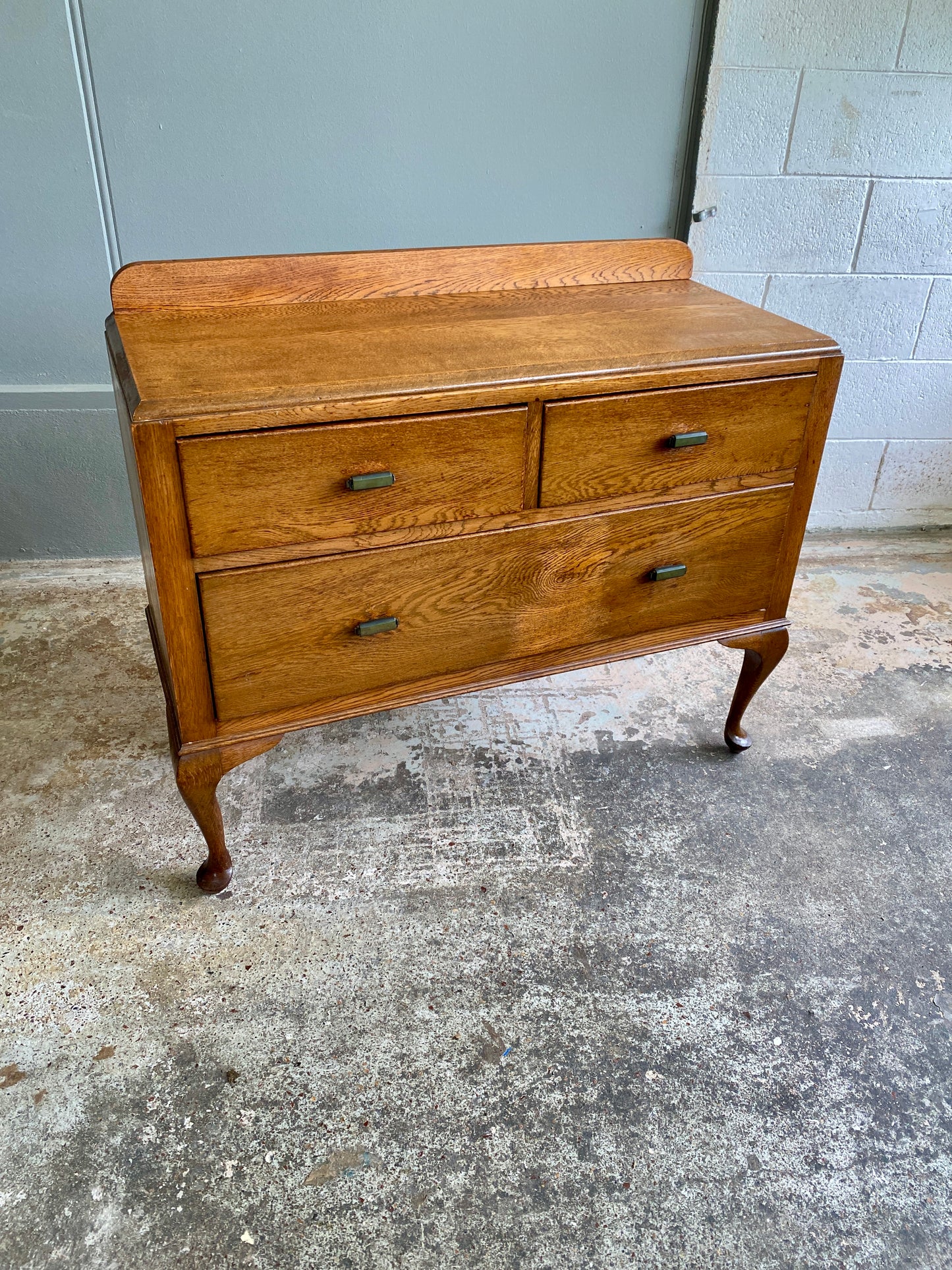 Art Deco Solid Oak Drawers