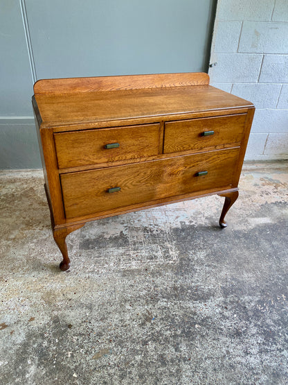 Art Deco Solid Oak Drawers