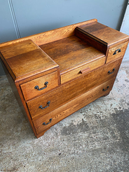 Art Deco Solid Oak Drawers