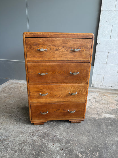 Art Deco Solid Oak Petit Drawers