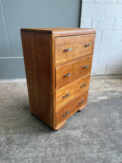 Art Deco Solid Oak Petit Drawers