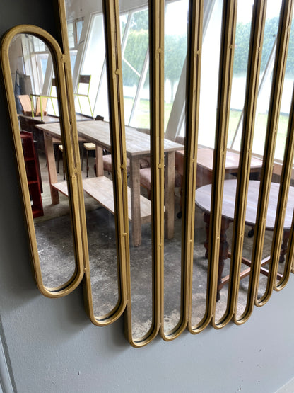 Art Deco Style Large Gold Mirror