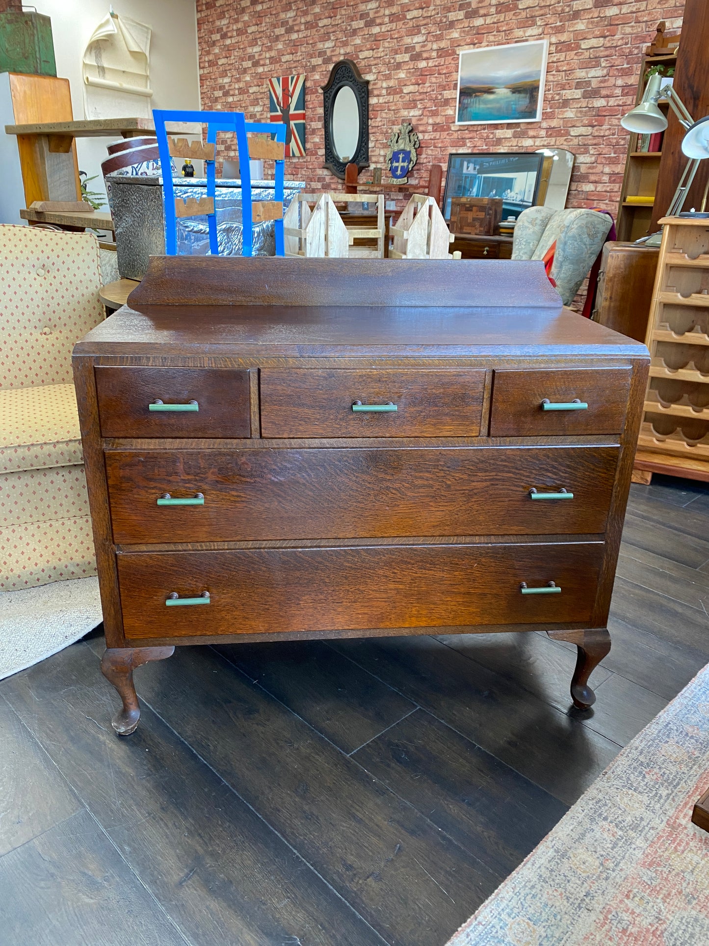 Art Deco Style Oak Drawers