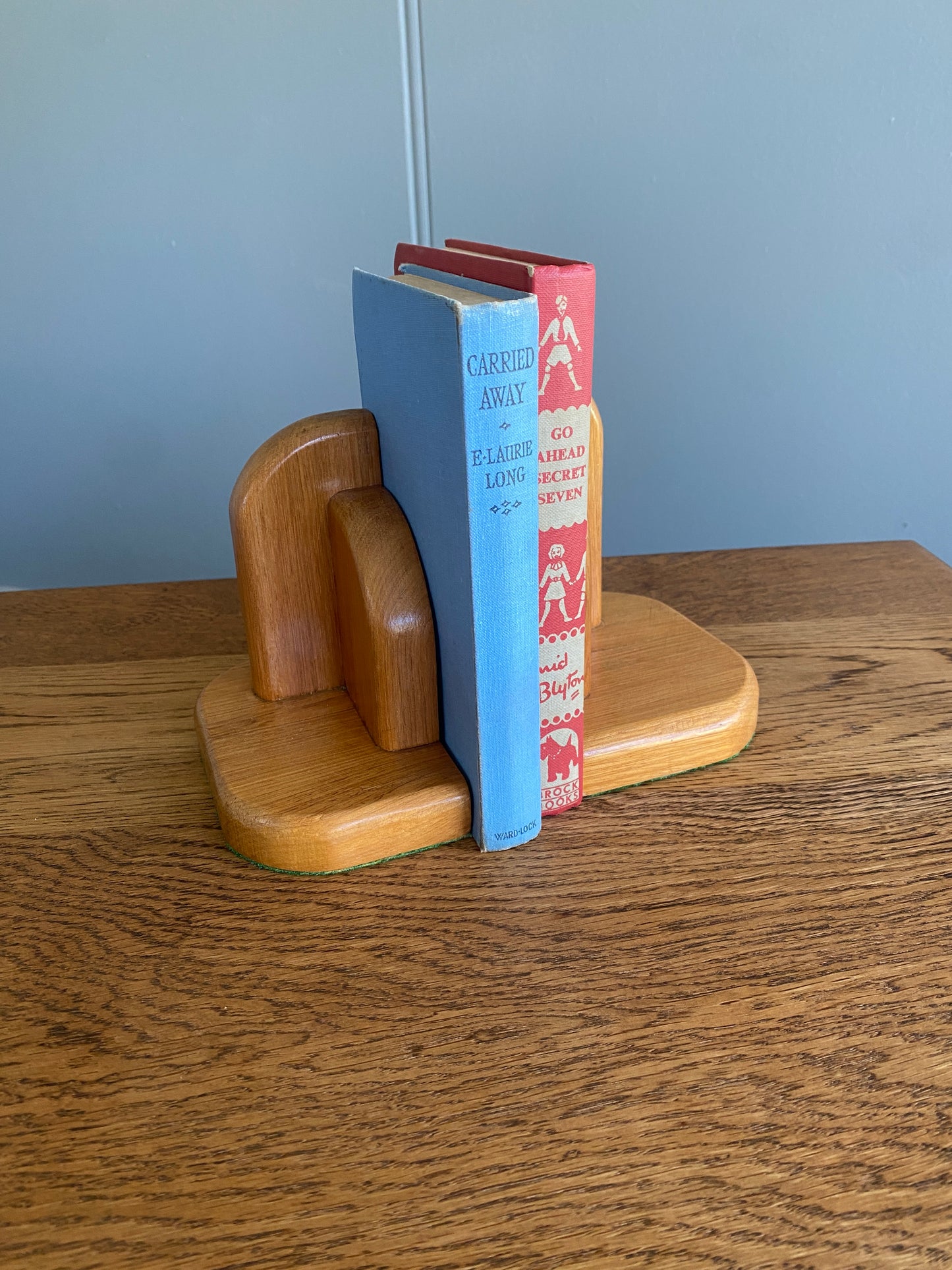 Art Deco Timber Bookends
