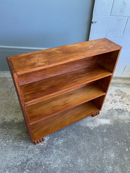 Art Deco Walnut Small Bookcase