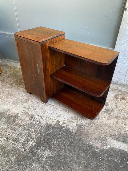Art Deco Wooden Side Cabinet