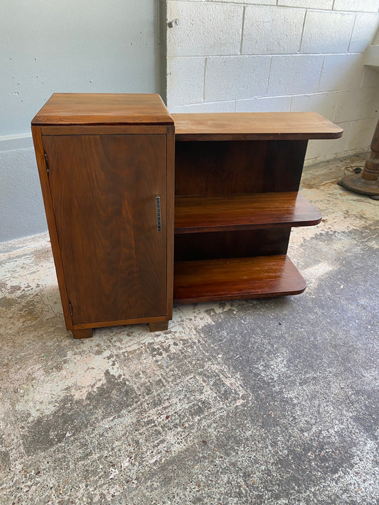 Art Deco Wooden Side Cabinet