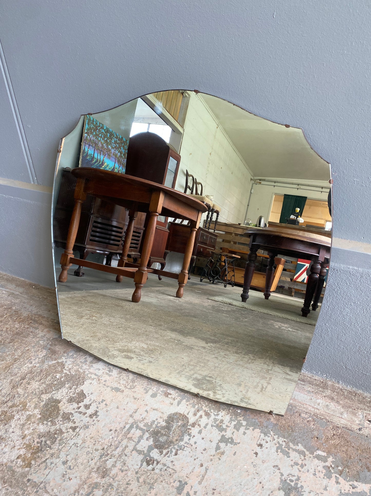 Art Deco 'Shield" Mirror 760 x 760