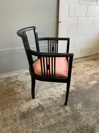 Art Nouveau Painted Chair