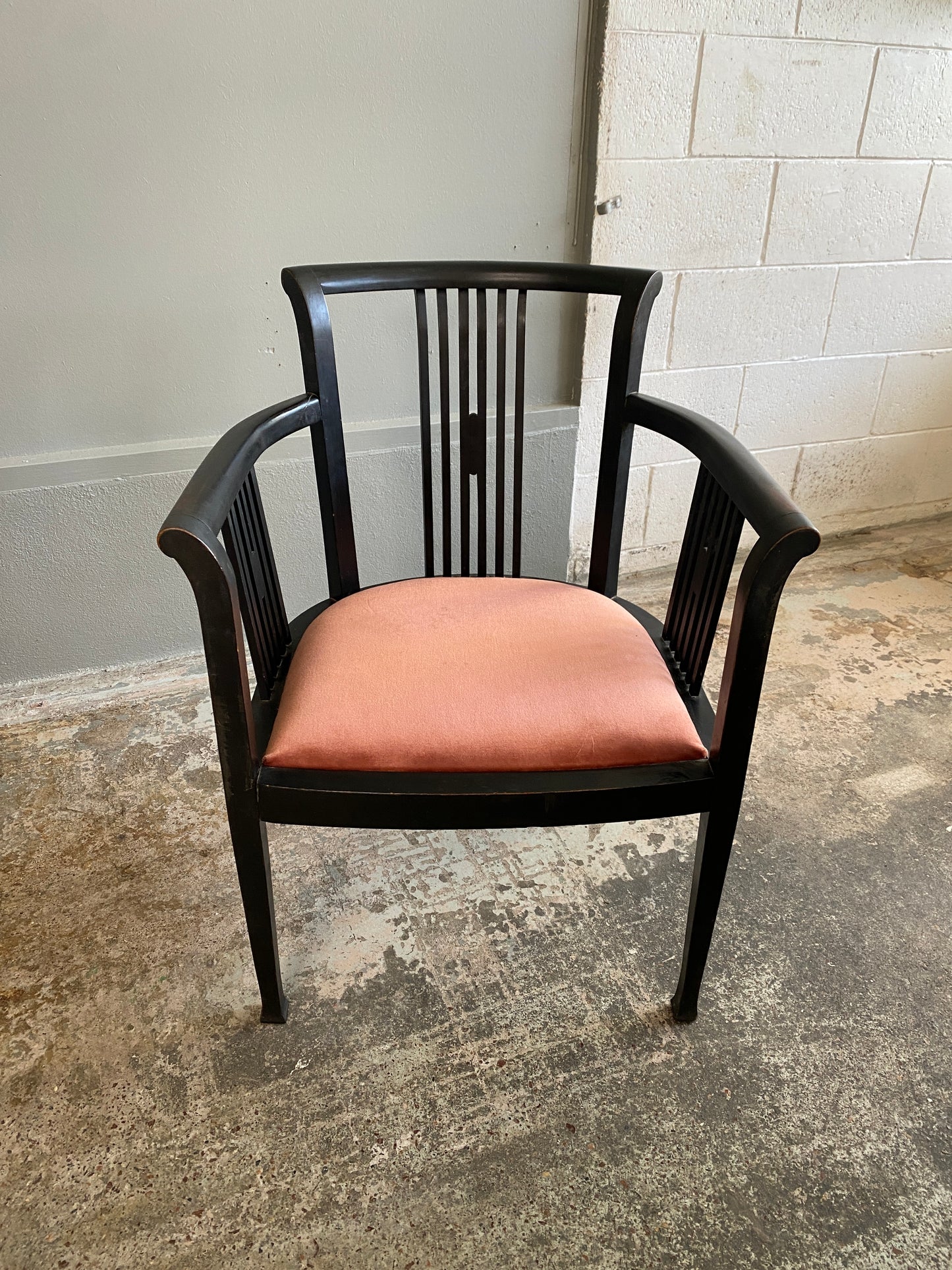 Art Nouveau Painted Chair