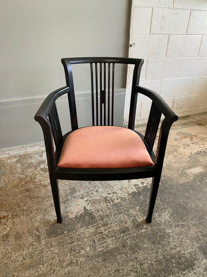 Art Nouveau Painted Chair