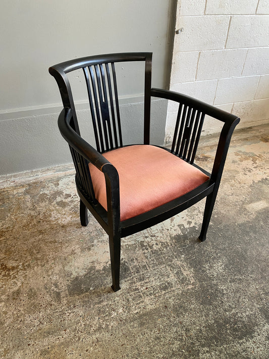 Art Nouveau Painted Chair