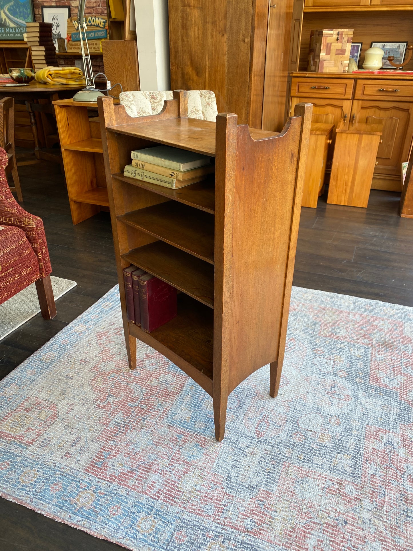 Arts & Crafts Oak Bookcase/Storage