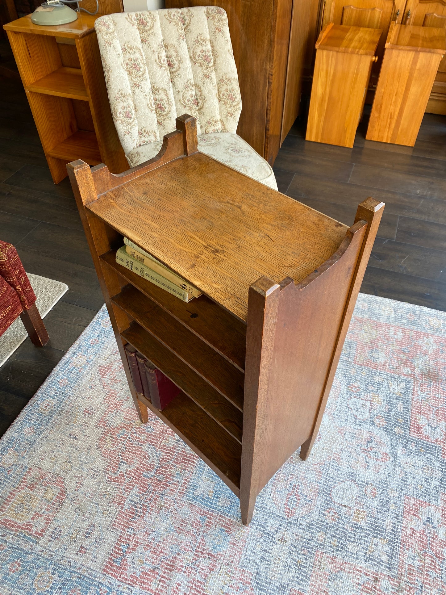 Arts & Crafts Oak Bookcase/Storage