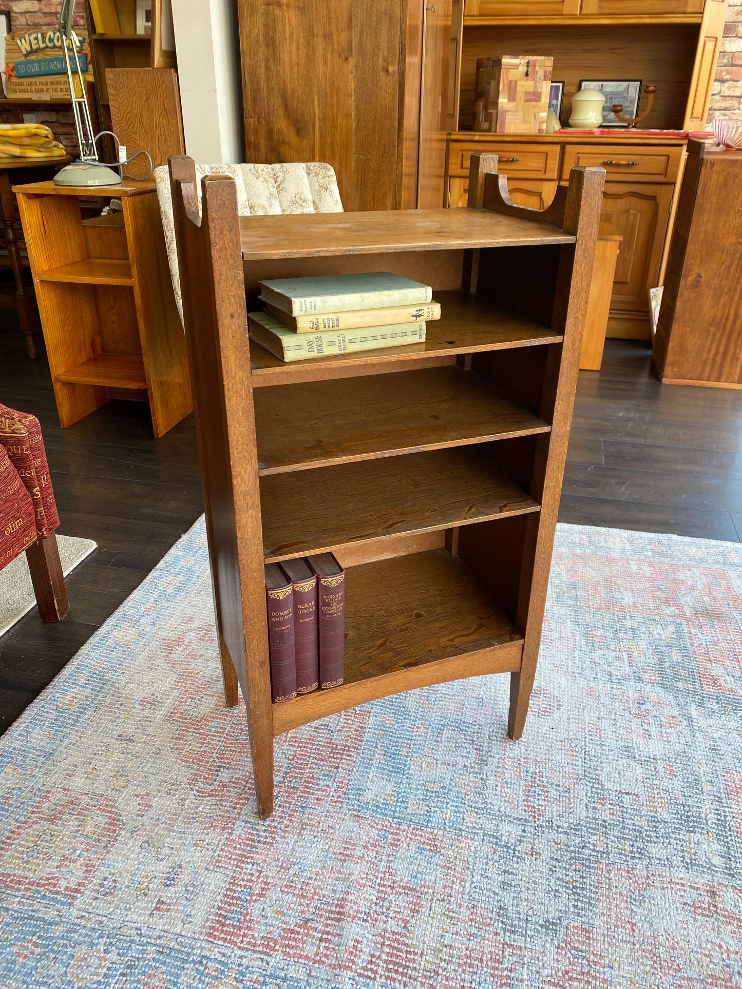 Arts & Crafts Oak Bookcase/Storage