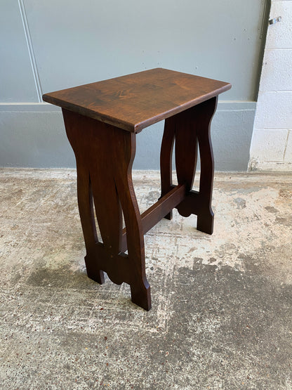 Arts & Crafts Oak Organ/Piano Stool