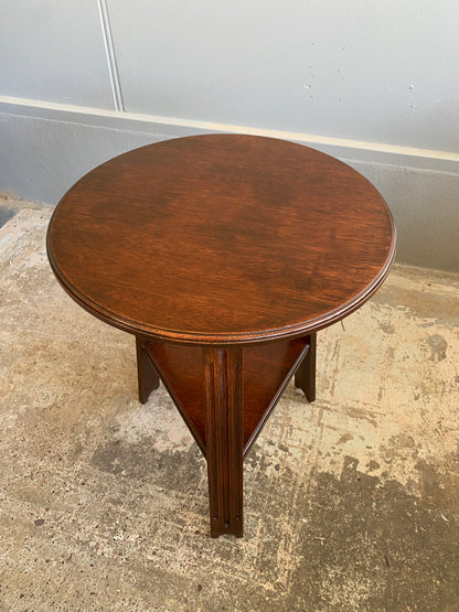 Arts & Crafts Occasional Table w. Triform Legs #2