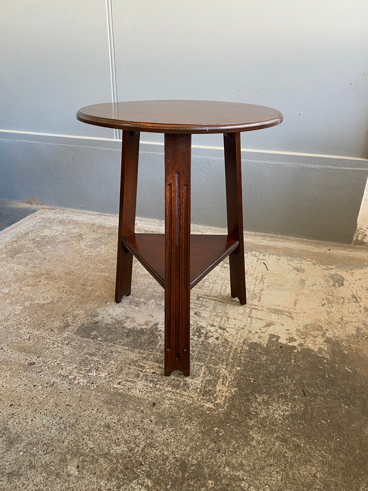 Arts & Crafts Occasional Table w. Triform Legs #2